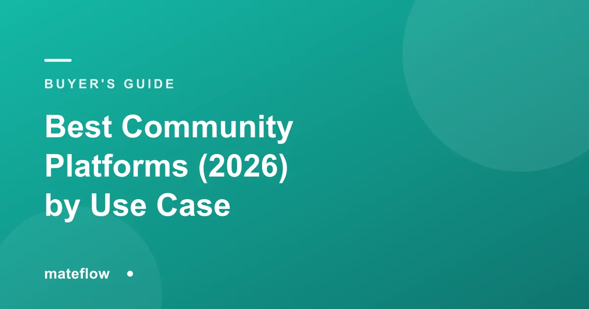 Best Community Platforms in 2026 (for Every Use Case)