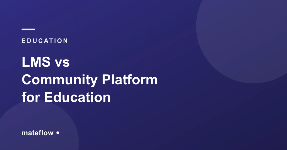 LMS vs Community Platform: Whatβs the Difference? (2026)