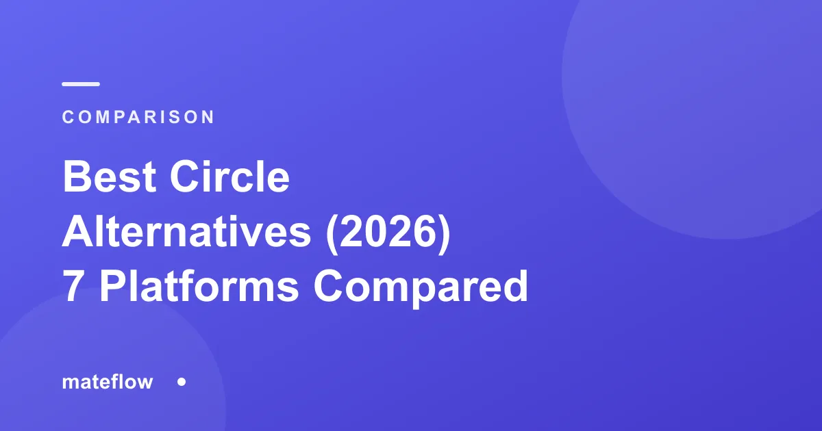 Best Circle Alternatives (2026): 7 Community Platforms Compared