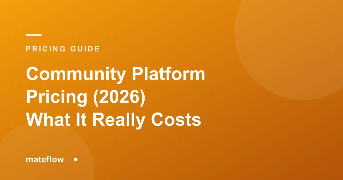 How Much Does a Community Platform Cost in 2026? (Real Pricing Compared)